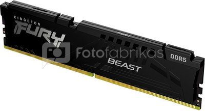 Kingston Fury Beast 16 GB, DDR5, 4800 MHz, PC/server, Registered No, ECC No, 1x16 GB