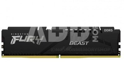 Kingston Fury Beast 16 GB, DDR5, 5200 MHz, PC/server, Registered No, ECC No, 1x16 GB