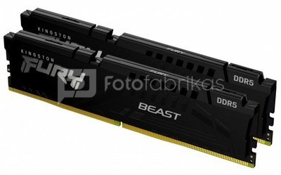 Kingston Fury Beast 32 GB, DDR5, 4800 MHz, PC/server, Registered No, ECC No, 2x16 GB