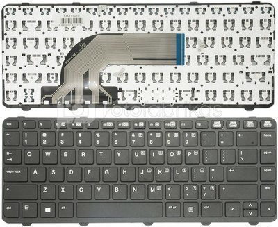 Klaviatūra HP ProBook 430 G2, 440 G0, 440 G1, 440 G2, 445 G2, 630 G2, 640 G1, 645 G1.su rėmeliu