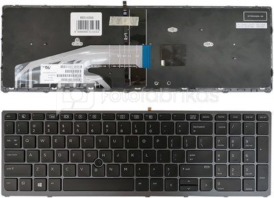 Клавиатура HP ZBook 15 G3, G4, 17 G3, G4 (US) с подсветкой