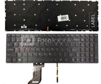 Keyboard Lenovo: Ideapad Y700, Y700-15ISK, Y700-17ISK with backlight
