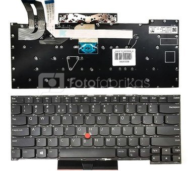 Klaviatūra LENOVO ThinkPad T490s, T495s (US)