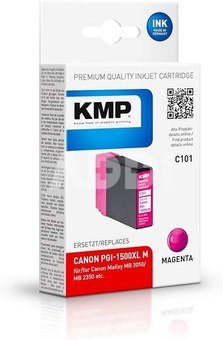 KMP C101 ink cartridge magenta compatible w. Canon PGI-1500 XL