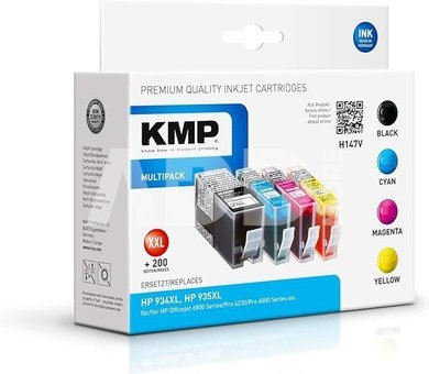 KMP H147V Multipack BK/C/M/Y compatible with HP 934/935 XL