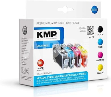 KMP H62V Promo Pack BK/C/M/Y compatible with HP No. 364 XL
