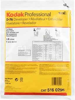Kodak film developer D-76 3.8L