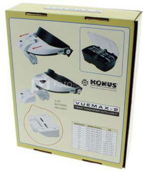 Konus Head Magnifier Vuemax-2 with LED Light