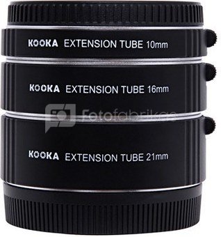 Kooka Extension Tube set KK SE47A Sony NEX Serie Aluminium