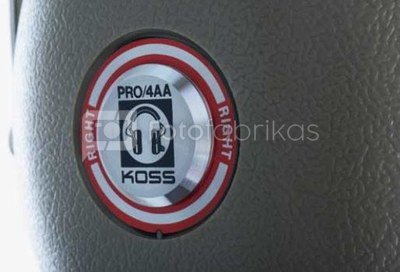 Koss Headphones PRO4AA Headband/On-Ear, 6.35mm ( 1/4inch), Titanium/Black,