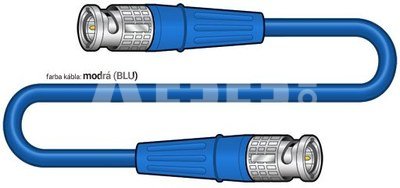L-4.5CHWS flexible 3G, 6G-SDI cable, BNC-BNC 50m, BLU