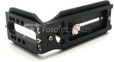 Caruba L Plaat PU 100 1/4 inch screw Camera L shaped Quick Release Plate