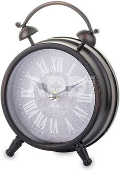Laikrodis pastatomas metalinis 22x16x6 cm 135664