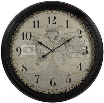 Laikrodis sieninis 62x6 cm juodas 80546