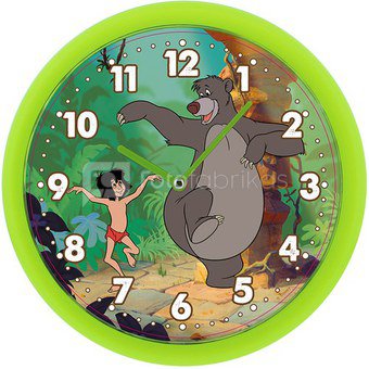 Laikrodis sieninis Disney motyvais Džiunglių knyga DI307 H:25 W:25 D:2 cm isp.