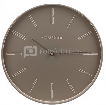 Laikrodis sieninis pilkos spl. d 35 cm arabiškais skaičiais W8004G viddop