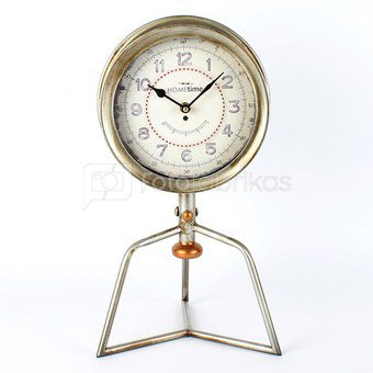 Laikrodis stalinis chromuotas H:42 W:23 D:20 cm HM1375