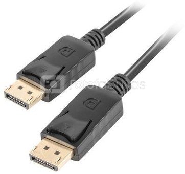 Lanberg Cable DisplayPort M/M 4K 1M black