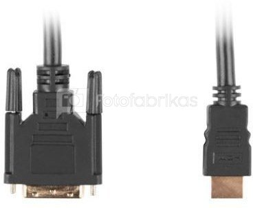 Lanberg Cable HDMI(M)-DVI-D(M) CA-HDDV-10CC-0018-BK 1.8 M black