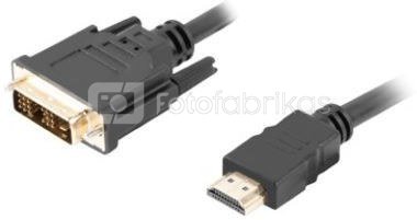 Lanberg Cable HDMI(M)-DVI-D(M) CA-HDDV-10CC-0018-BK 1.8 M black
