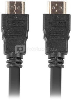 Lanberg Cable HDMI M/M CA-HDMI-11CC-0005-BK 0.5M V1.4 black