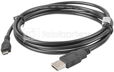 Lanberg Cable USB 2.0 micro AM-MBM5P 1.8M black