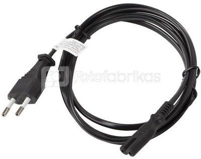 Lanberg EURO power cable (radio) CEE 7/16 - IEC 320 C7 1.8M black