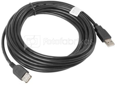 Lanberg Extension cable USB 2.0 AM-AF black 5M