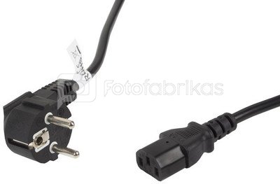 Lanberg Power cable CEE 7/7 - IEC 320 C13 VDE 5M black