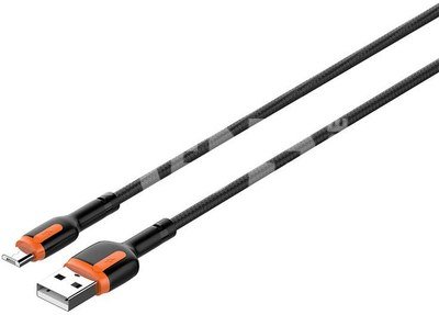 LDNIO LS532 USB - Micro USB 2m Cable (Grey-Orange)