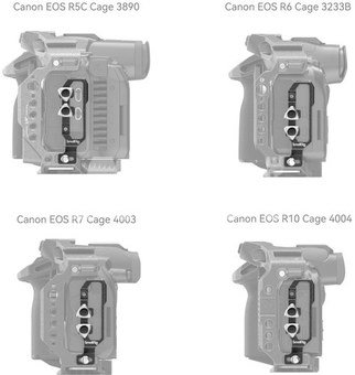 “Black Mamba” HDMI & USB-C Cable Clamp for Canon EOS R5 / R6 / R5 C / R7 / R10 4272