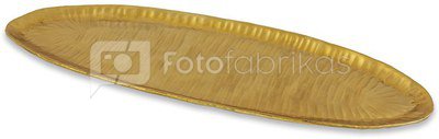 Lėkštė dekoratyvinė aukso spalvos 2x52,5x19,5 cm 120306