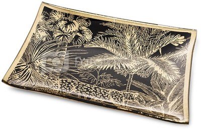 Lėkštė dekoratyvinė su palmių piešiniu 1,2x20x20 cm 131279