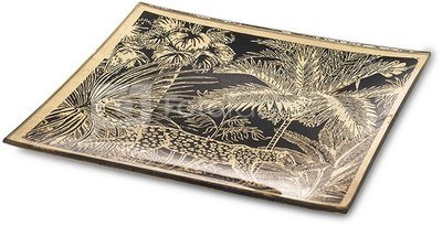 Lėkštė dekoratyvinė su palmių piešiniu 1,5x15x15 cm 131277