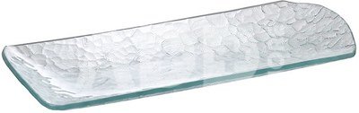 Lėkštė stiklinė skaidri 14x30 cm zzz