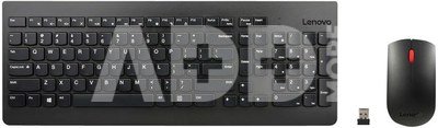 Lenovo 4X30M39503 Essential Wireless Keyboard and Mouse Combo - Estonia 454, Wireless, Keyboard layout EN, Bluetooth, Mouse included, 582 (without battery) g, No, Wireless connection, Numeric keypad, Black