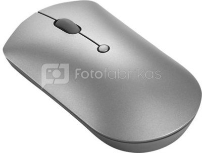 Lenovo Silent Mouse 600 Optical Mouse, Iron Grey, Dual-host Bluetooth 5.0