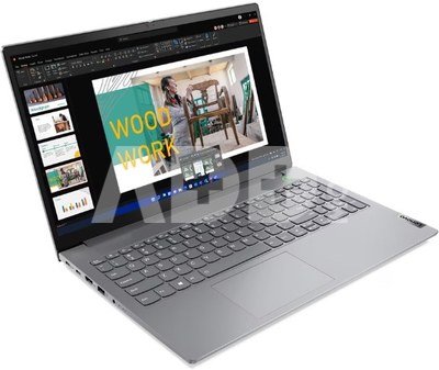 Lenovo ThinkBook 15-IAP Gen 4 15.6 FHD i7-1255U/16GB/512GB/Intel Iris Xe/WIN11 Pro/ENG Backlit kbd/Grey/FP/1Y Warranty Lenovo