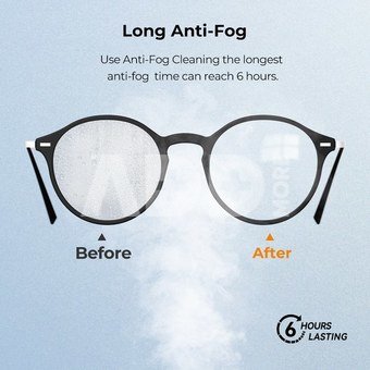 Lens/Eyeglasses Cleaning Wipes 50 PCS Pre-Moistened
