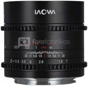Lens Laowa Venus Optics 17mm T1,9 Cine for Micro 4/3