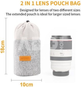 Lens protection bag 2.5mm double-sided neoprene