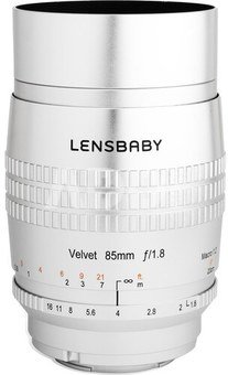 Lensbaby Velvet 85 silver Nikon Z