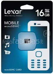 Lexar 16GB microSD SDHC atminties kortelė