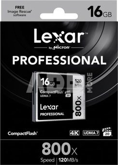 Lexar CF Card 16GB 800x Professional UDMA
