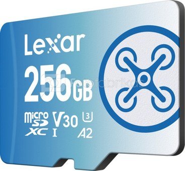 LEXAR FLY MICROSDXC 1066X UHS-I / R160/W90MB (C10/A2/V30/U3) 256GB
