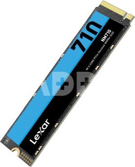 Lexar M.2 NVMe SSD NM710 500 GB, SSD form factor M.2 2280, SSD interface PCIe Gen4x4, Write speed 2600 MB/s, Read speed 5000 MB/s