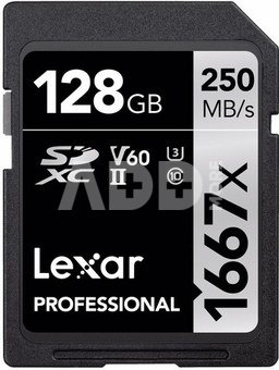 LEXAR PROFESSIONAL SDHC / SDXC 1667X UHS-II 128GB