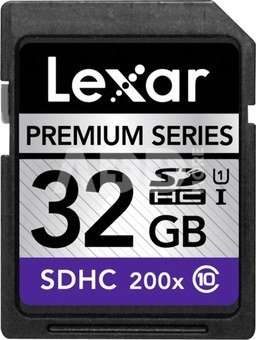 Lexar SDHC 32GB 200X Platinum II SD Card (C10)