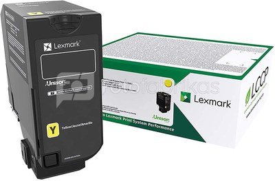 Lexmark Return Program Toner Cartridge 75B20Y0 Yellow