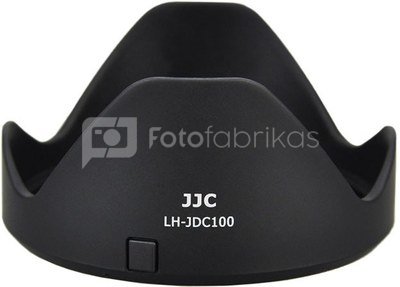 JJC LH JDC100 zonnekap (Canon LH DC100 + Canon FA DC67B filter adapter ring)